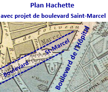 Projet de percement du boulevard Saint-Marcel.