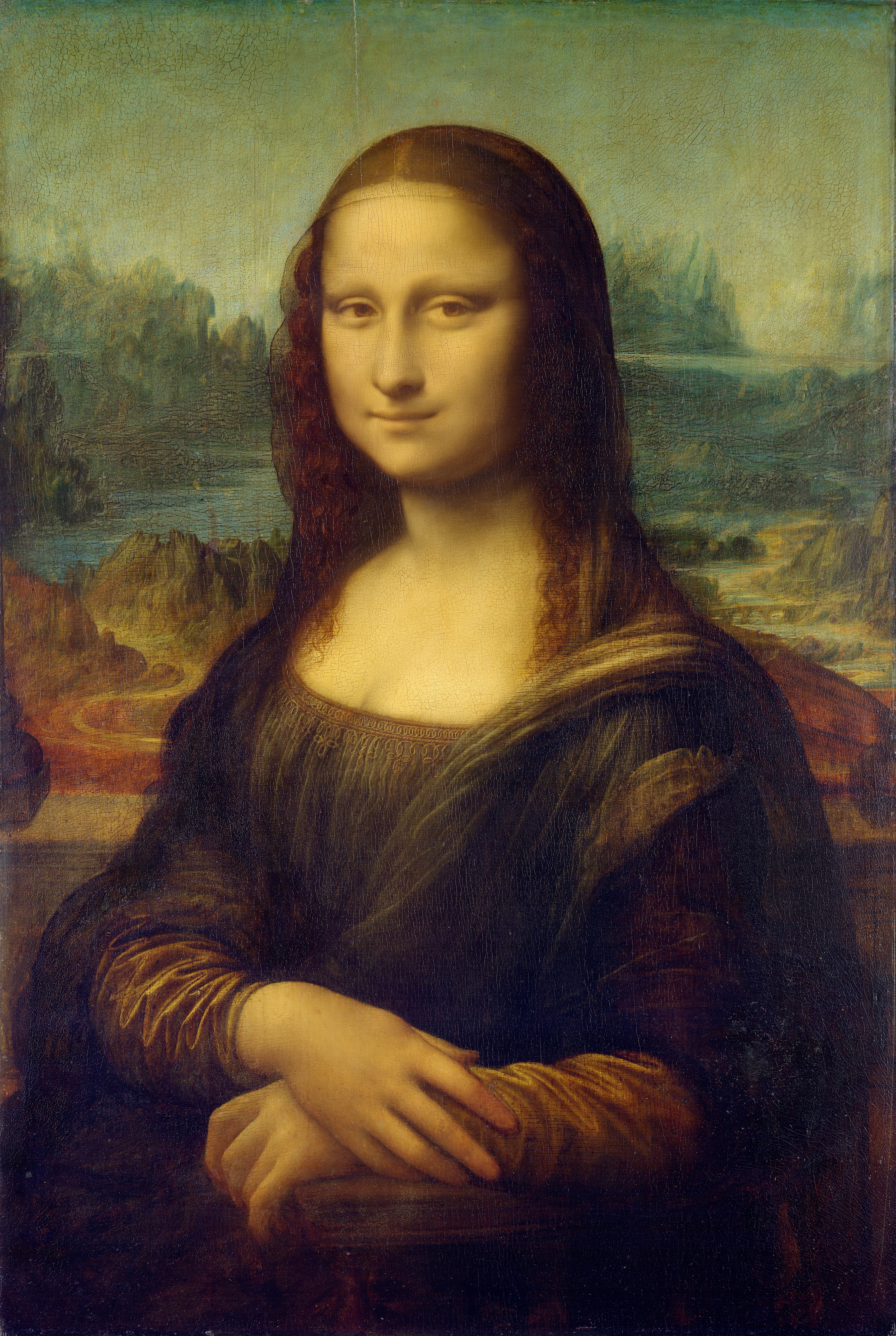 Mona Lisa, by Leonardo da Vinci, from C2RMF Repaired.jpg