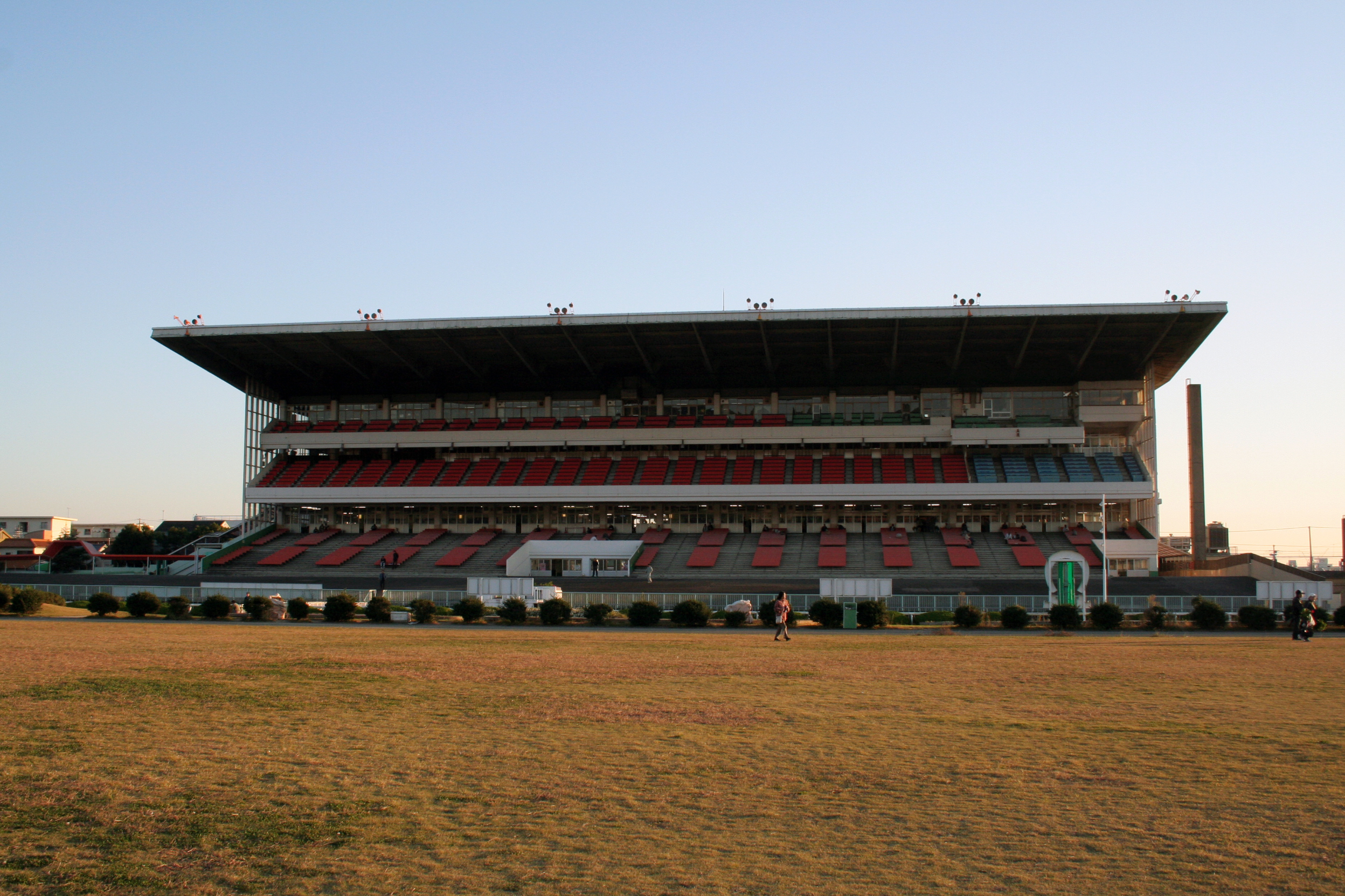 File:Stands of Himeji park horse race track.jpg