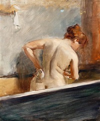 Lili au bain (vers 1890), coll. part.