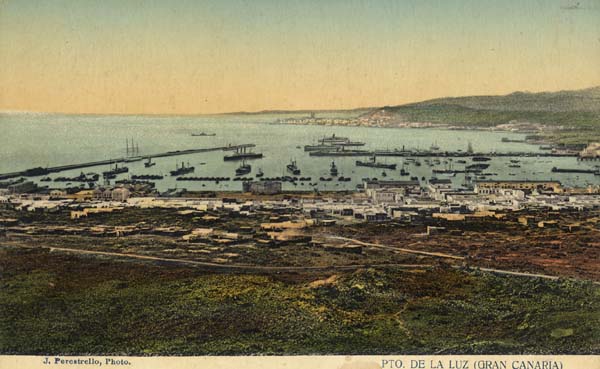 Hafen von Las Palmas 1912 - Quelle: WikiCommons