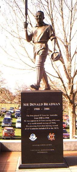 Photo of Don Bradman taken the MCG, Melbourne ...