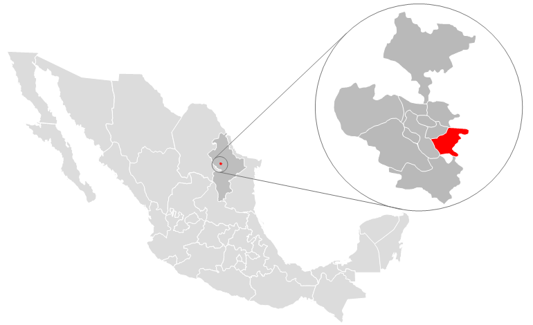 Map Juarez Mexico