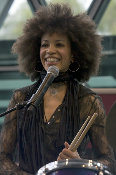 Drummer Cindy Blackman. Cindy Blackman (born November