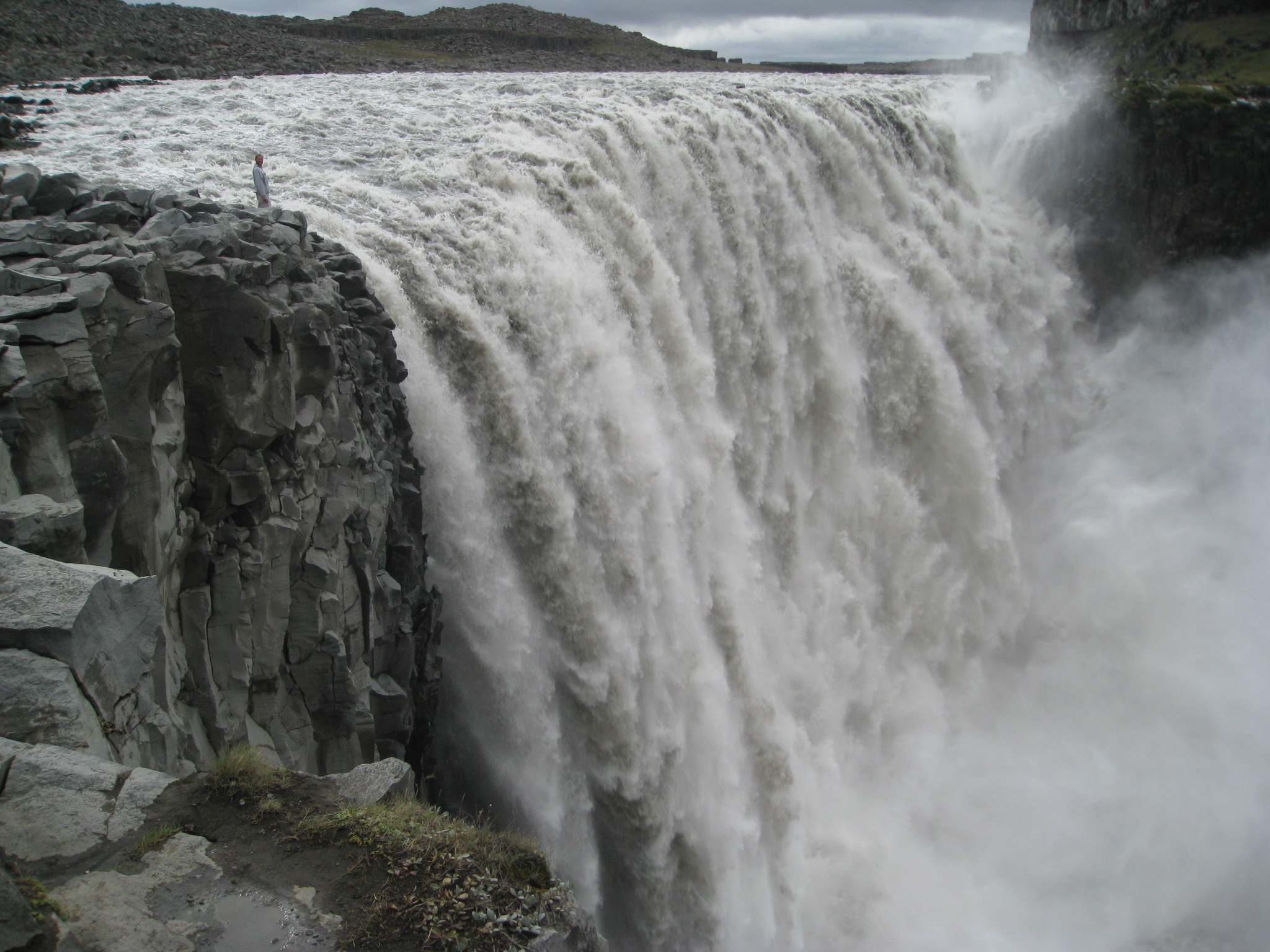 Dettifoss, the most powerful waterfall in Europe, is in Iceland