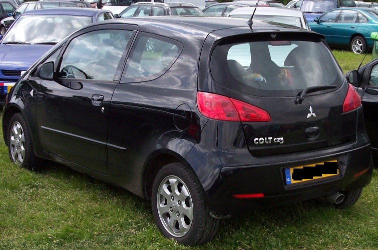 Mitsubishi Colt. mitsubishi colt black