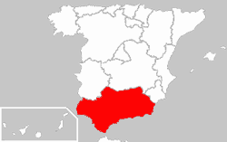 Image:Locator map of Andalusia.png