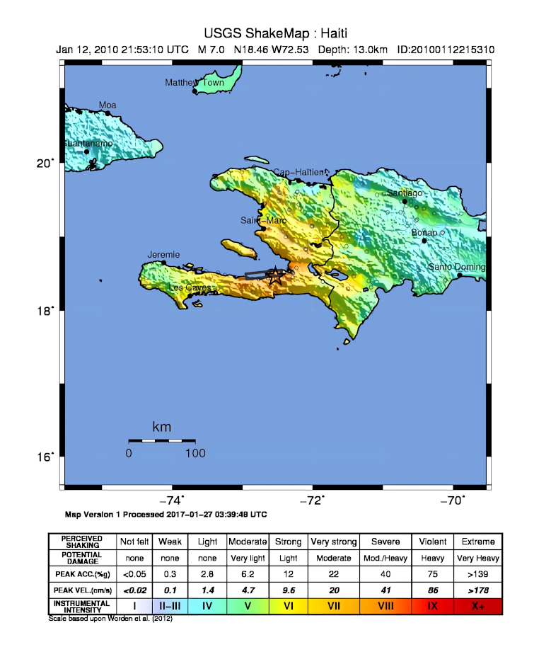 Haiti+earthquake+epicenter