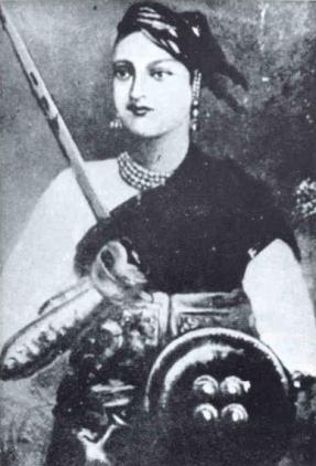 Portrait of Lakshmi Bai, the Ranee of Jhansi, (c. 1850s)
