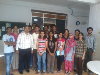 TISS Wikipedia Workshop Participants with the trainer
