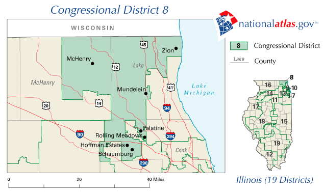 United States Map Illinois