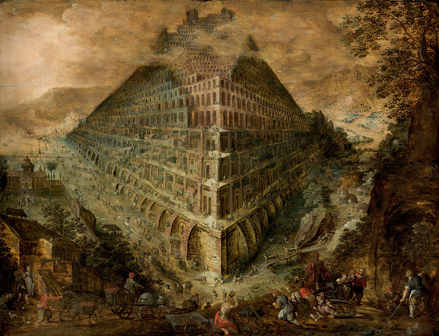 Marten Van Valckenborgh - Torre de Babel