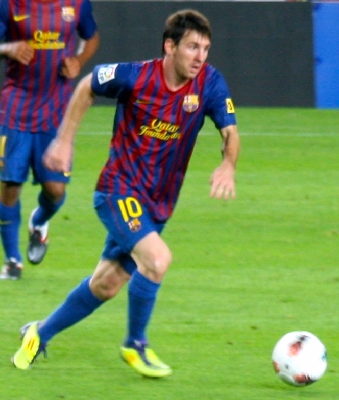 Lionel Messi had an uncharacteristically quiet game for Barcelona, as Chelsea's resolute defending, the heavy rain and an injury prevented him from playing at his best on Wednesday. (Jeroen Bennink/Wikimedia Commons)