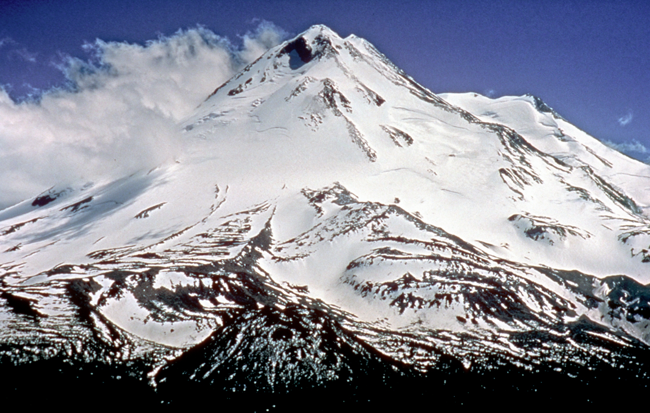 Snow Capped Volcano