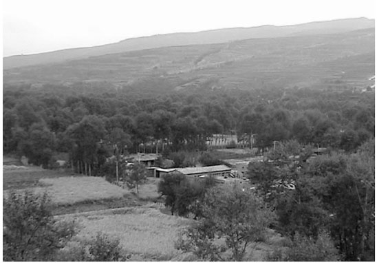 Figure 6. Xihajia Village: Home-village of the Mongghul Ha Clan in Hawan Village. Photograph by Ha Mingzong, 2009.