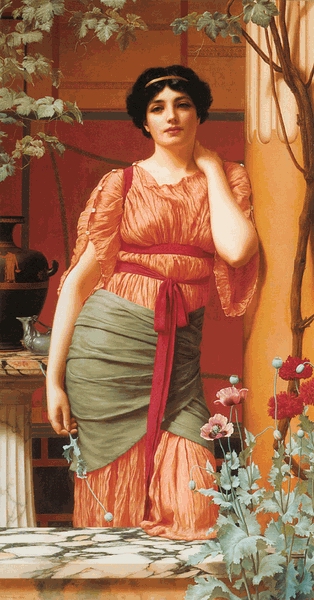 John William Godward - El mundo no era bastante grande...