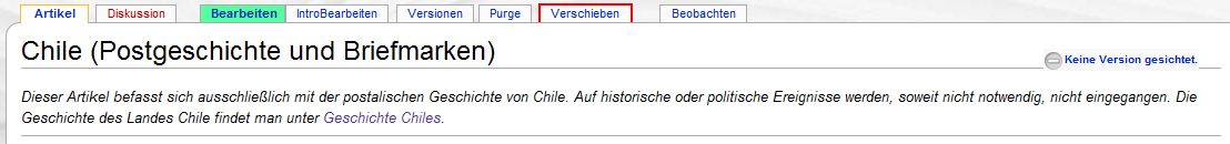 Bescheidenes lemma, aber die Kriege der Mapuchen sollten schon erwähnt werden