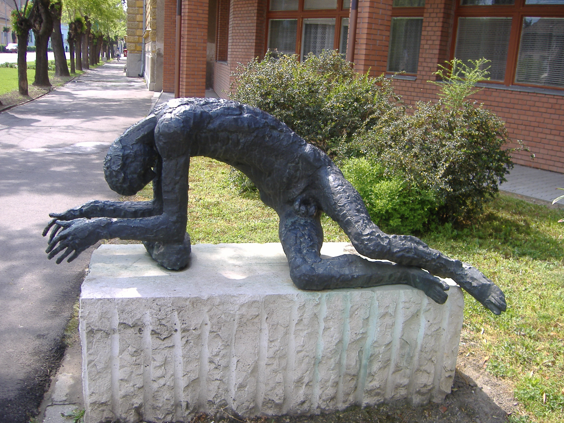 The statue of the Tired Man