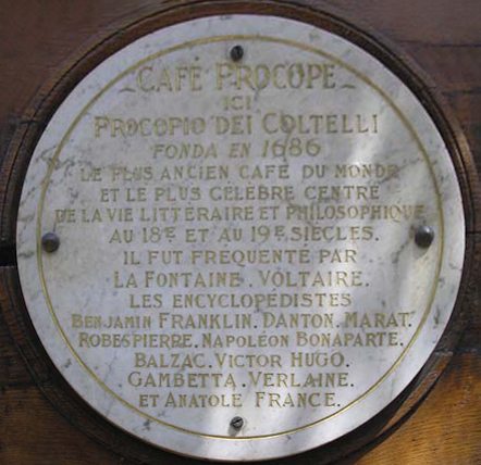 File:Cafe Procope plaque.jpg