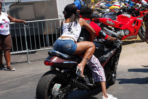 Black bike week fucking