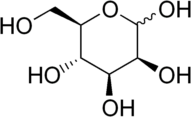 molecular structure of  sugar