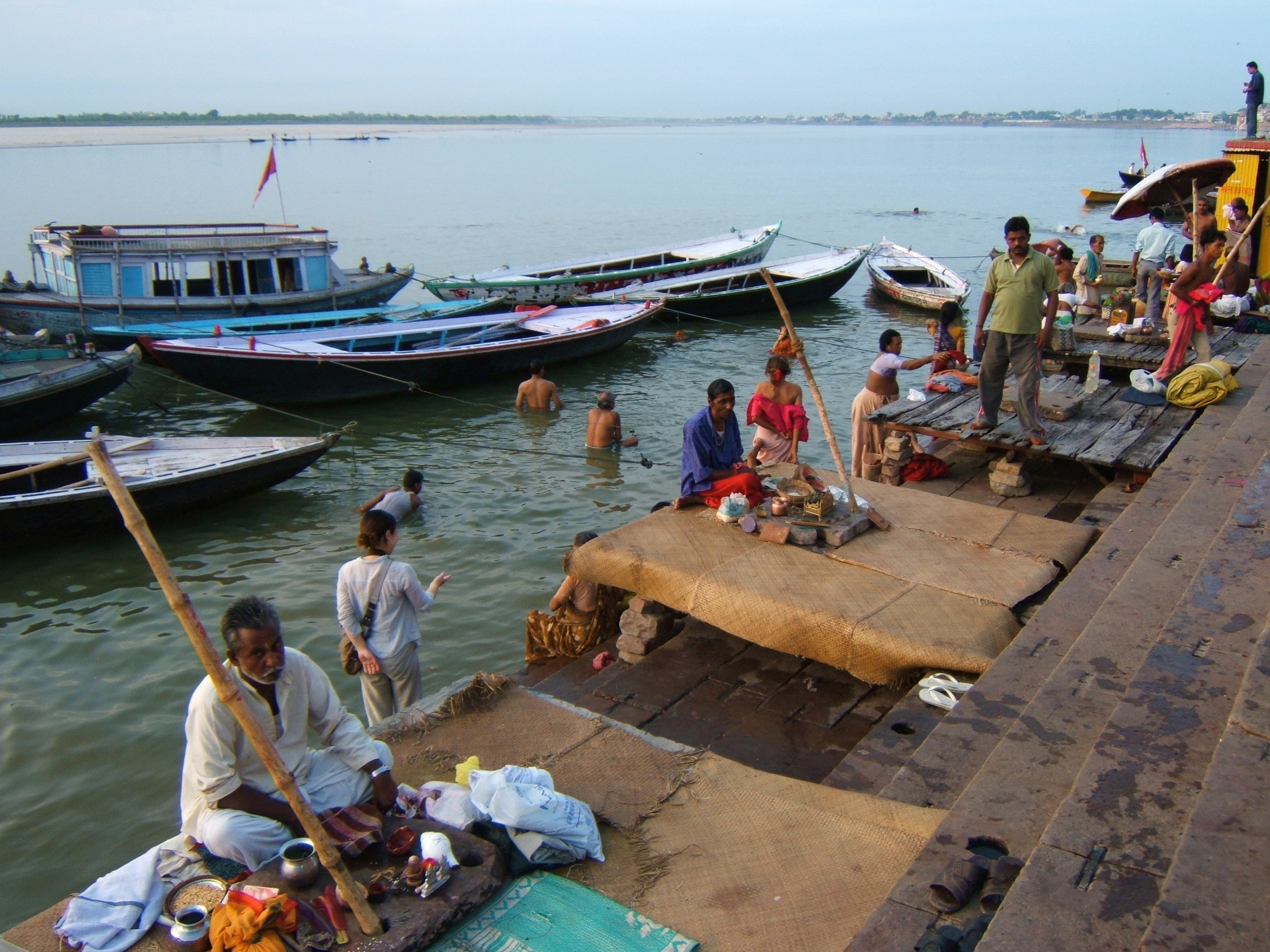 Varanasi+ghat+photo