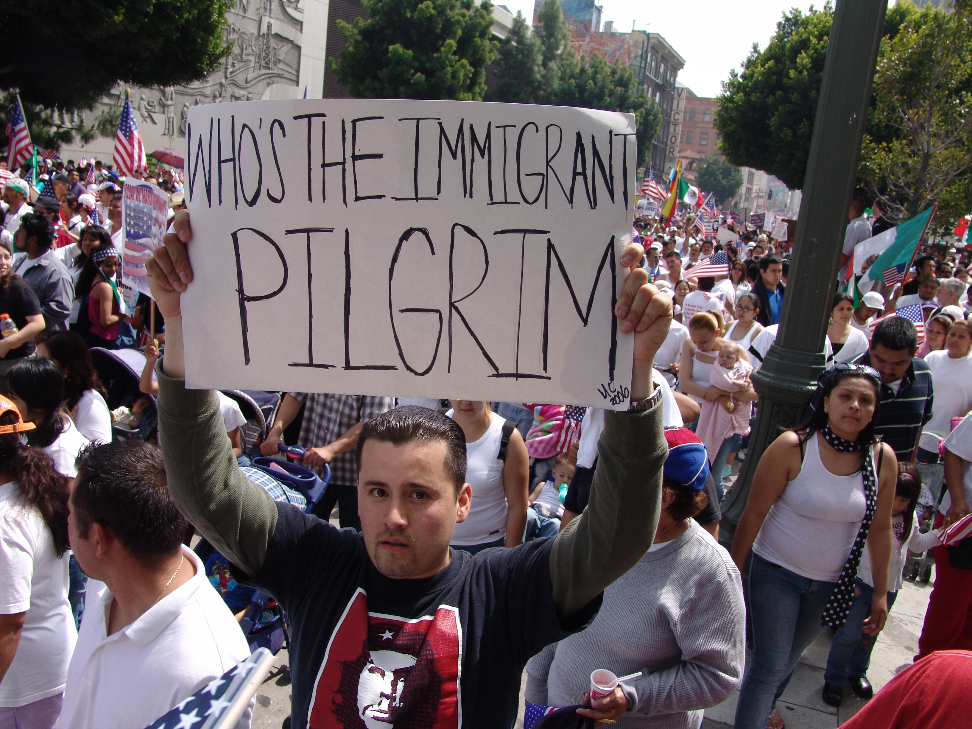 May Day March For Immigrant Rights LA