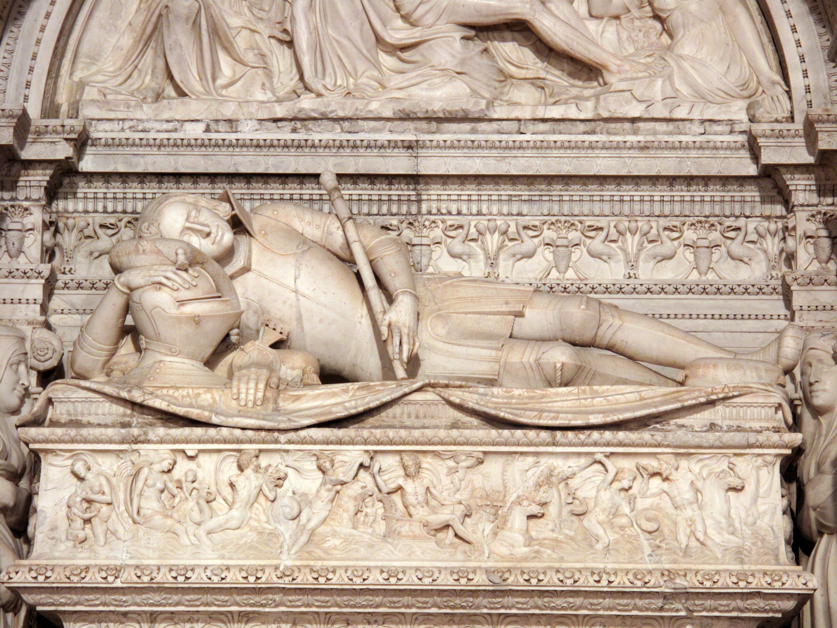 Sepulcro de Ramón Folc de Cardona-Anglesola (detalle), Giovanni da Nola