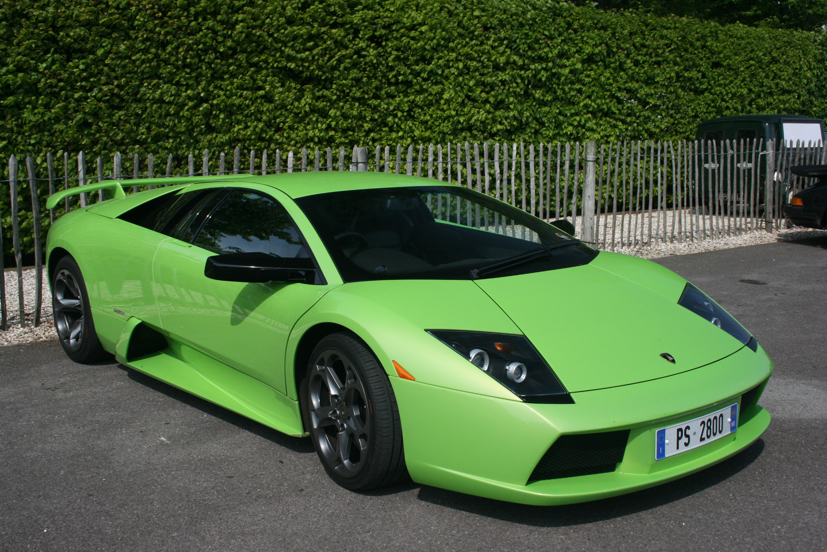 Green Lamborghini Murcielago ~ Ferrari Prestige Cars