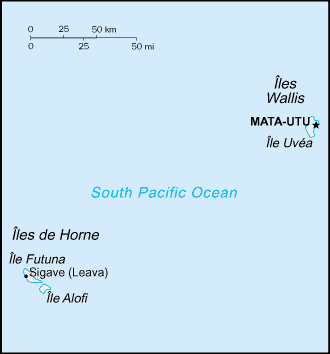 画像:Wallis and Futuna-CIA WFB Map