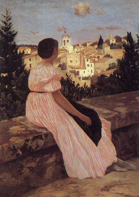 Frédéric Bazille - La Robe rose