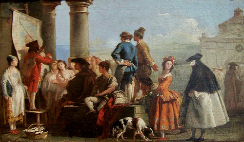 Tiepolo, Giovanni Domenico - The Storyteller -...