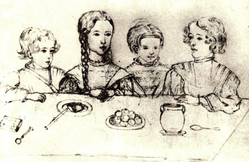 Файл:. Детей А. С. Пушкина (рисование Friesenhof Н.И., 1839) JPG