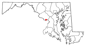 Location of Bethesda, Maryland