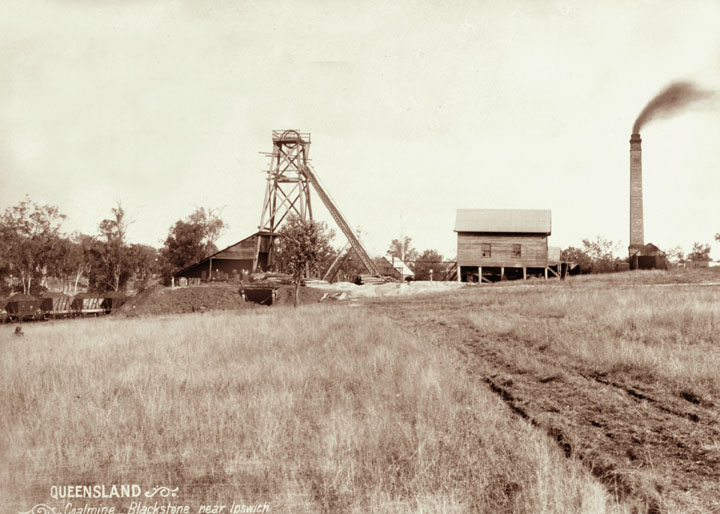 File:Queensland State Archives 2253 Coal mine at Blackstone near Ipswich 1898.png