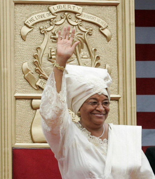 Ellen Johnson-Sirleaf, Inauguration as President of Liberia, 2006