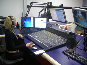 Studio de la 1Ere web radio de france