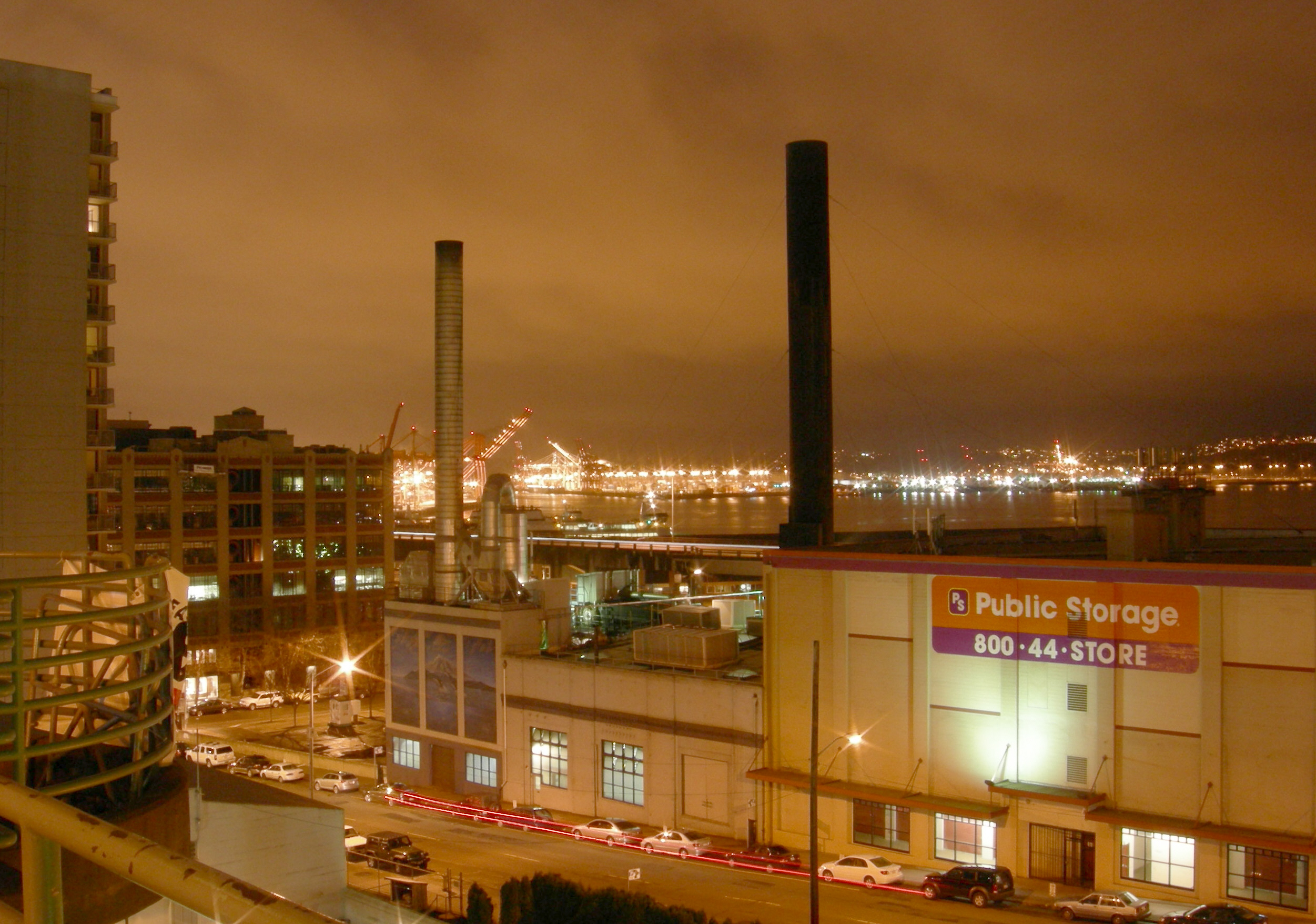 harbor at night