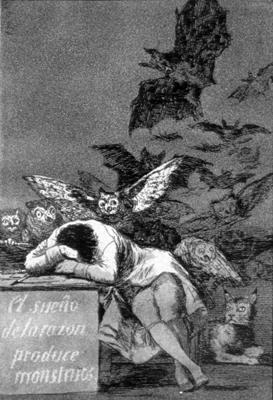 The Sleep of Reason Produces Monsters (etching...