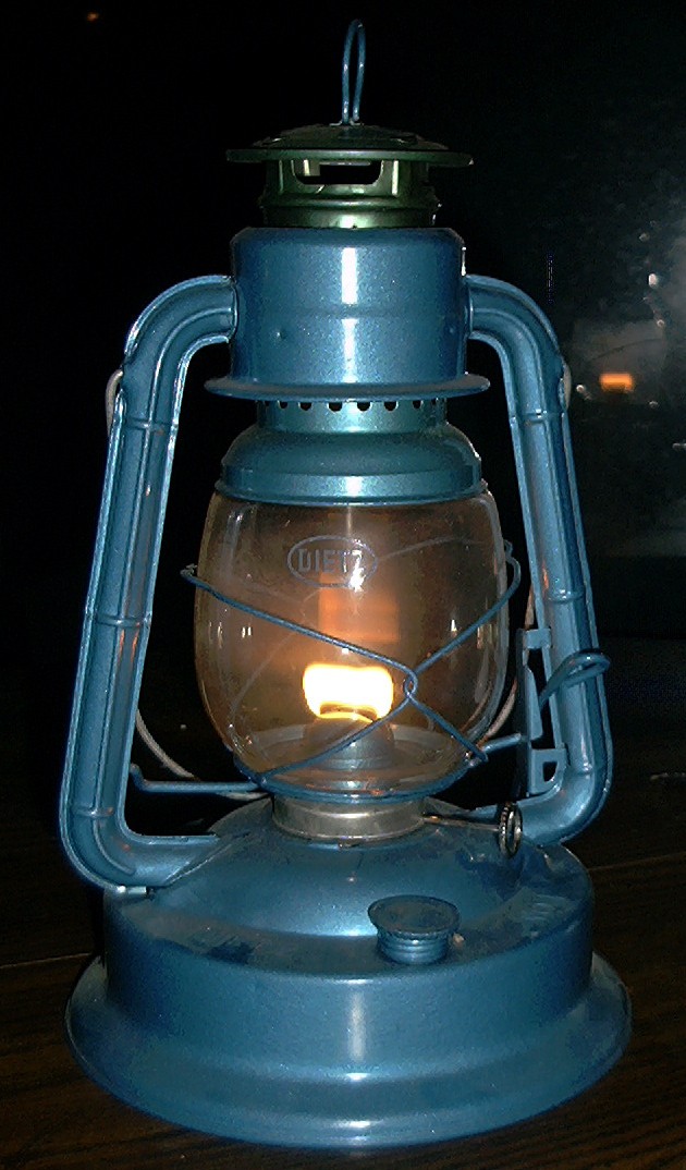 electricity out lantern