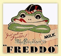 Freddo Frog wrapper, 1930 source: http://www.c...
