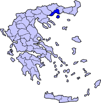 Kavala – Localizzazione