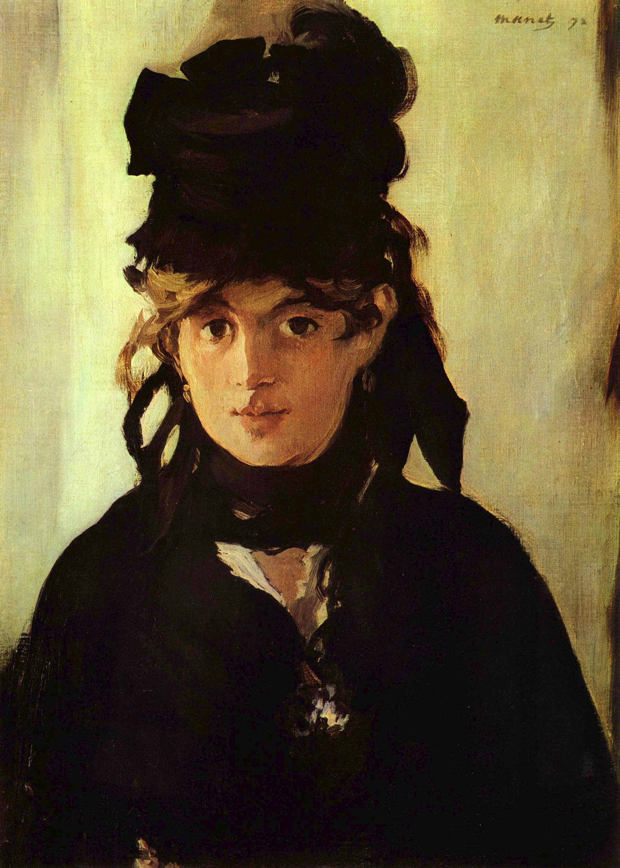 Manet, Portrait of Berthe Morisot