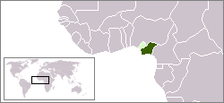 Location of Biafra