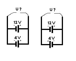What voltage will these two circuits give ?