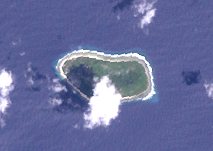 Сателитска снимка на островот.