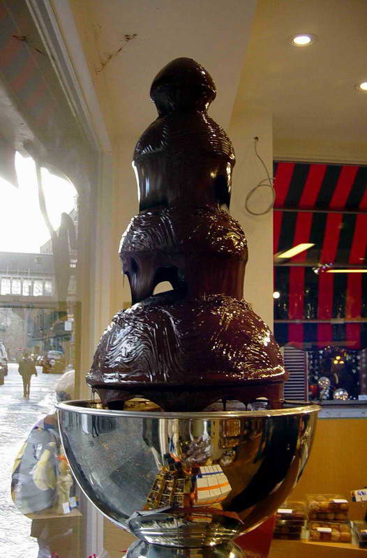 chocolate fountain