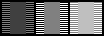 If each grey block appears of the same hue and brightness as its adjacent striped blocks (seen from a large enough distance), then the video monitor is checked as well adjusted