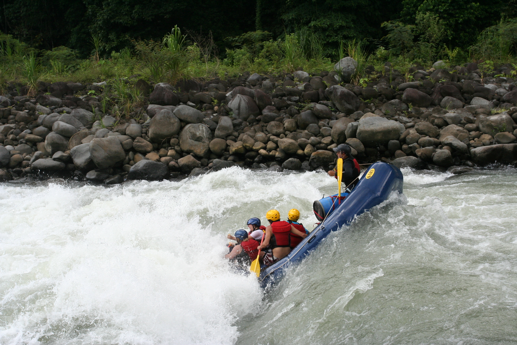 White Water Rafting On Ayung River At Sayan