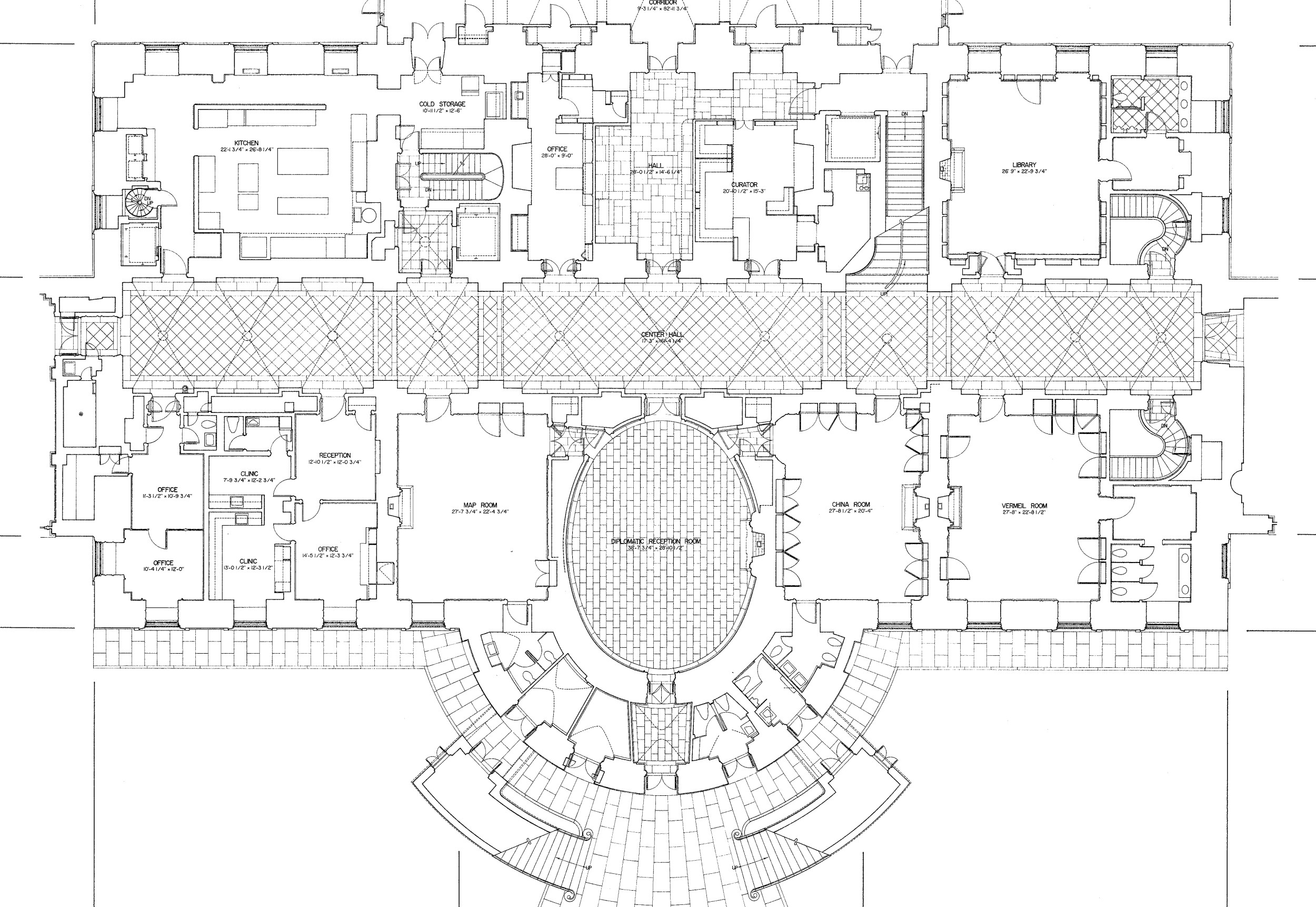 White House Floor Plan